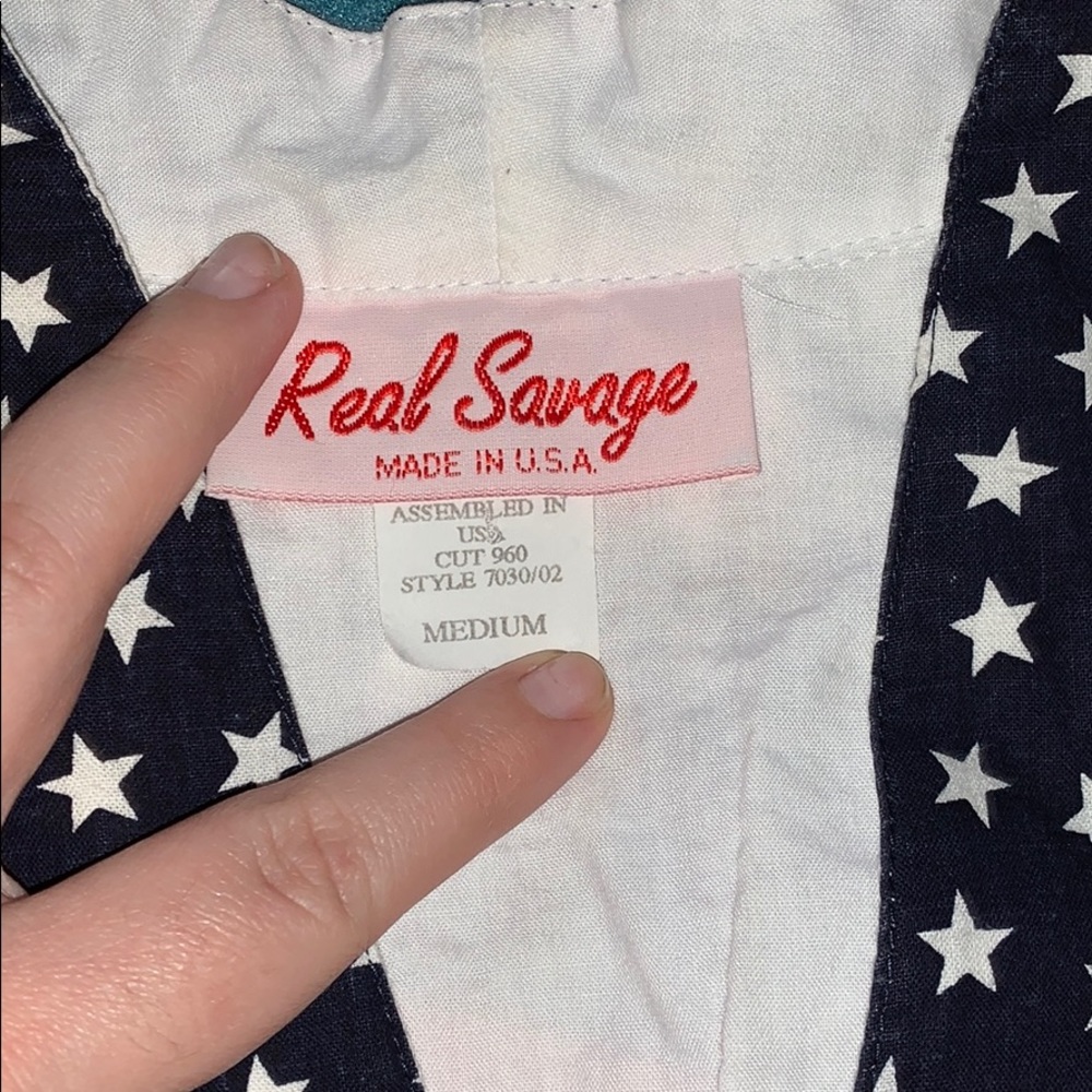 Real Savage Women’s Vintage American Vest - Picture 2 of 4
